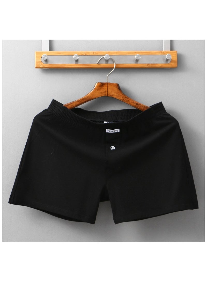 2 Pieces Mens Underwear Cotton Boxer Briefs Loose Fitting Boxer Shorts For Men  - Image 3