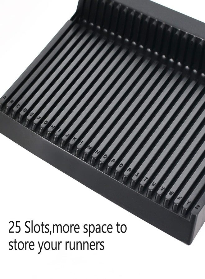 Yocoolfun Model Pieces Shelves for Gundam,Holder Stand Organizer Rack for Gundam Model Action Figures DIY Model Making Accessories,Plastic Tool Storage Container for Gundam Hobby Model Making Parts,Black - Image 3