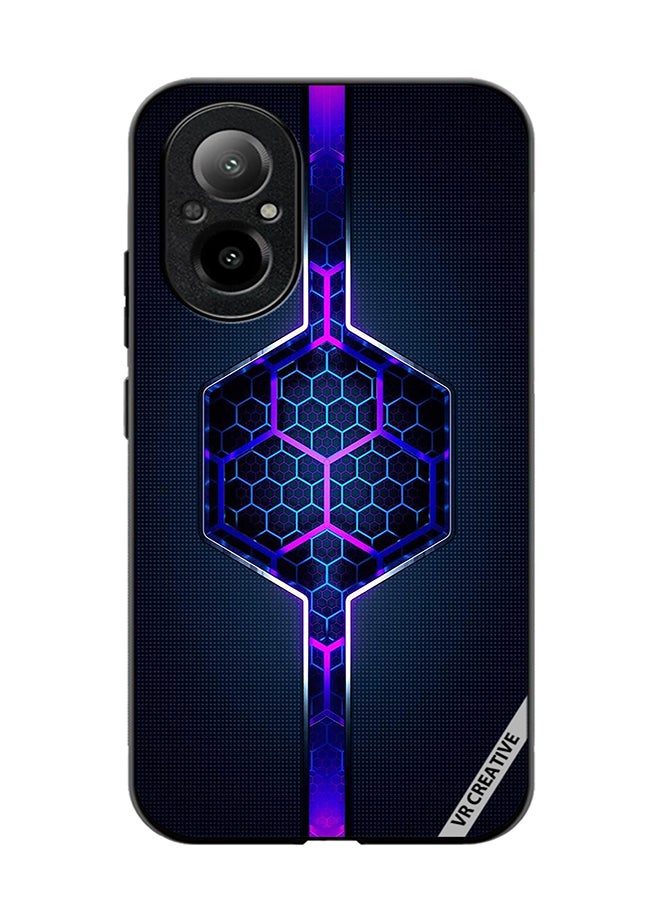 VR CREATIVE Protective Case Cover For Realme C67 4G Abstract Design Multicolour - Image 1