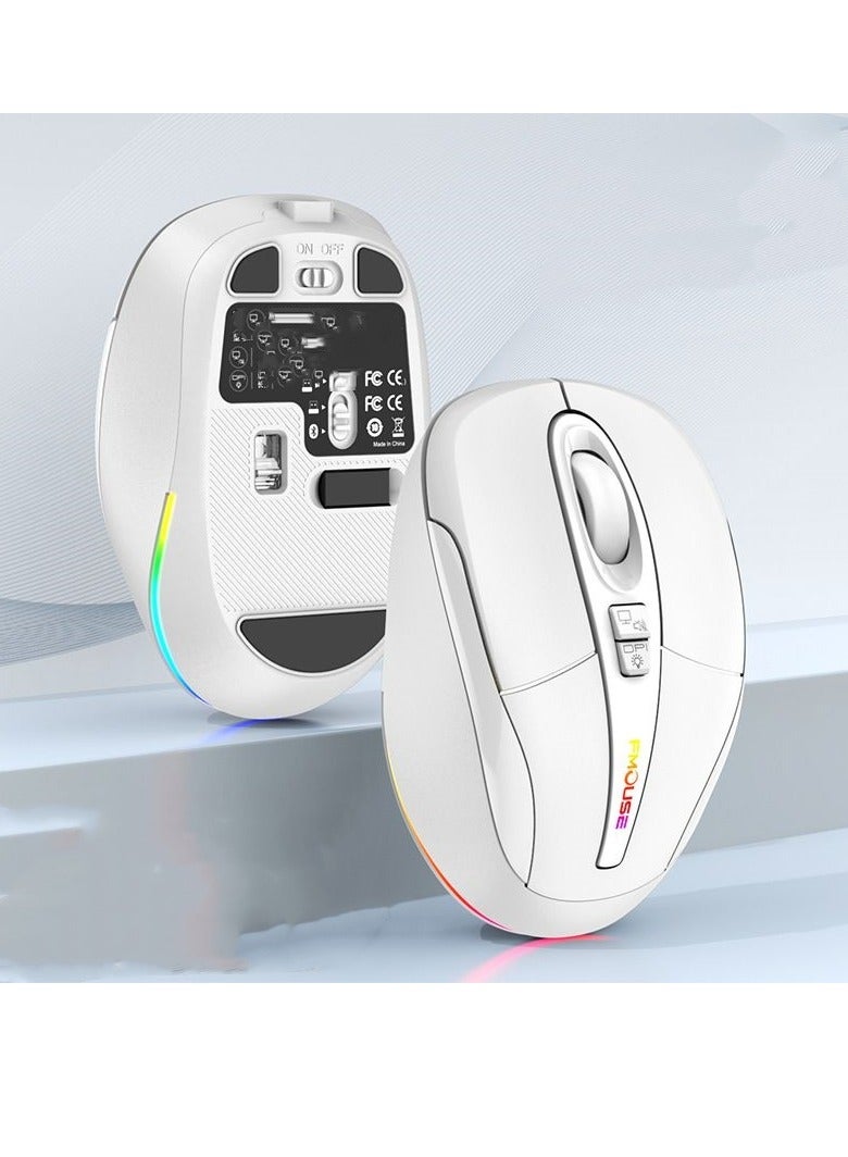 KUYING New RGB Wireless Bluetooth Mouse 