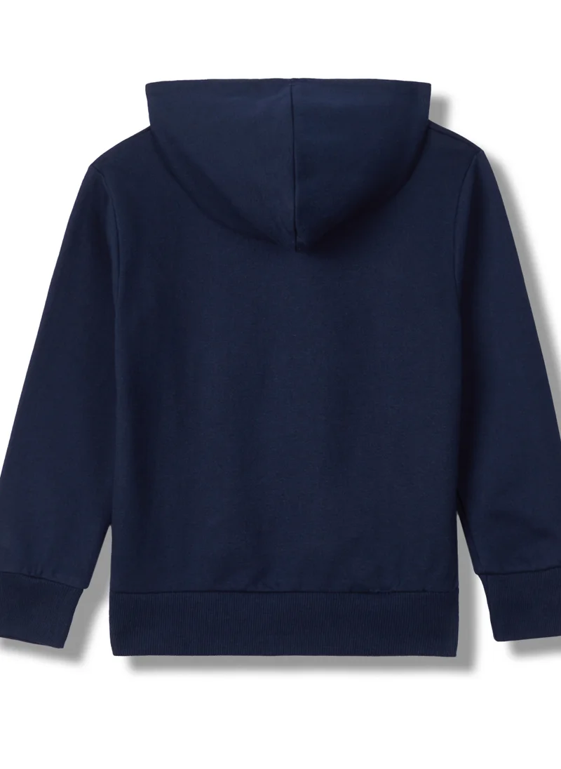 victor and jane Boys' Embroidered Hoodie "THINK BRAVE"