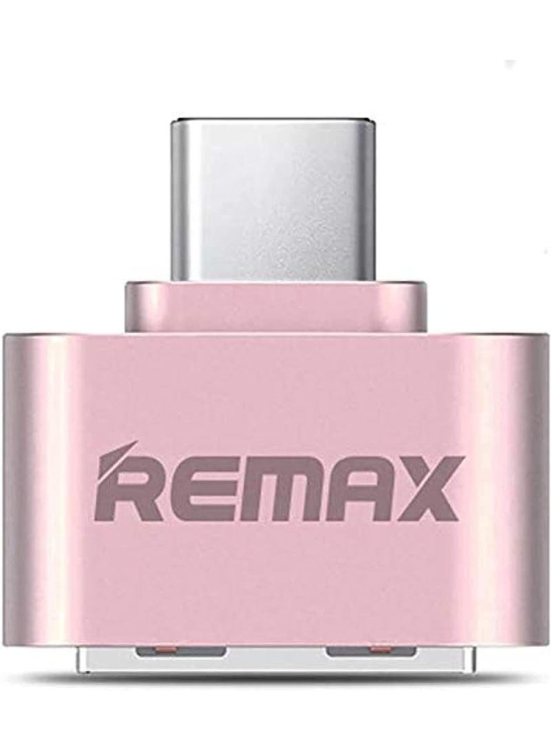 ريماكس كابل USB نوع سي او تو جي من ريماكس - روز - Image 1