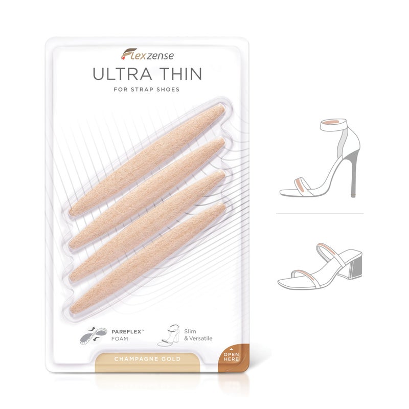 FLEXZENSE Ultra Thin | Protect Against Any Irritable Seams, and Straps | 4 Pieces (Champagne Gold) - Image 2