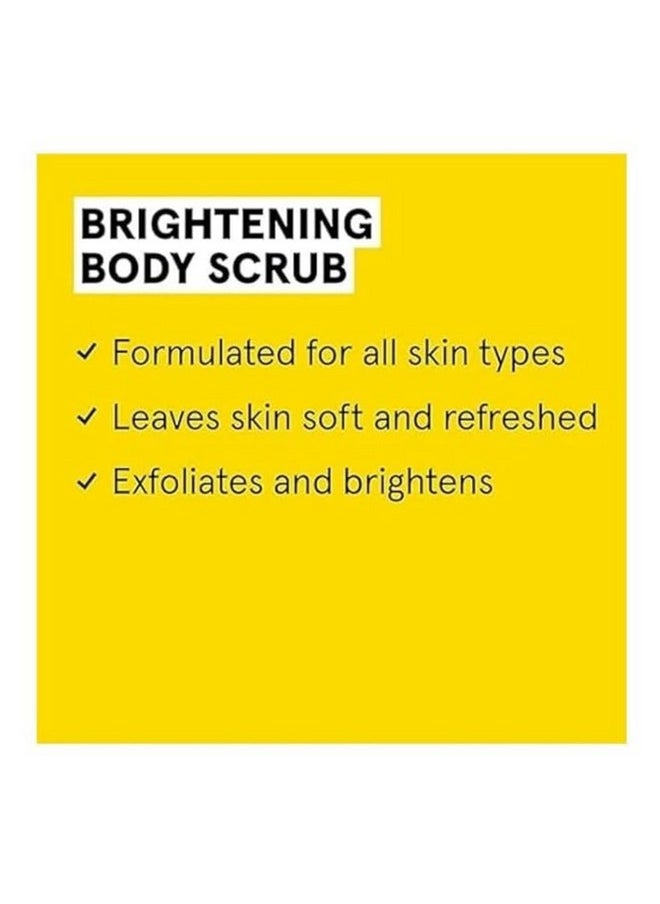 Acure ACURE Brightening Body Scrub - Skin Renewal with Blend of Clay, Sea Salt & Niacinamide Extract - Rejuvenating Exfoliation for Soft, Refreshed Glowing Clear Skin - Suitable for All Skin Types - 6 Fl Oz  - Image 5