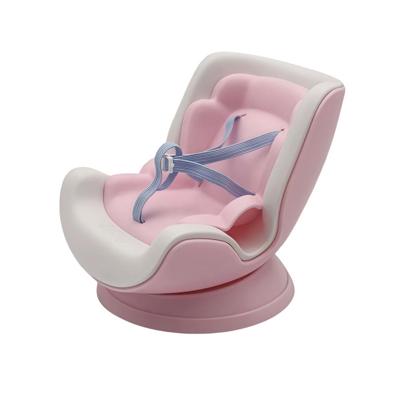 SARATA Pink 17cm Dolls Car Seat Accessories for 17cm Dolls Doll Car Seat with Clip onto Car Air Vent MultiAngle Air Vent Mount Desktop Stand Fun Pink Gift for Fans NO Doll PinkWhite - Image 3