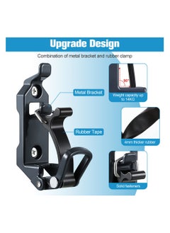SYOSI Mount for Roof Rack, Metal Rubber Clamps, Wall Mounting Brackets, Shovel Holder Clamp Wall Mount Kit Car Accessories for Roof Rack, Boats, Military Equipment, Axe, Patent Protection  - Image 2