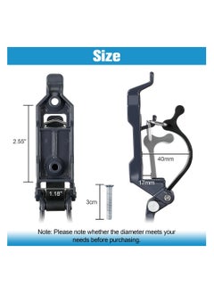 SYOSI Mount for Roof Rack, Metal Rubber Clamps, Wall Mounting Brackets, Shovel Holder Clamp Wall Mount Kit Car Accessories for Roof Rack, Boats, Military Equipment, Axe, Patent Protection  - Image 3