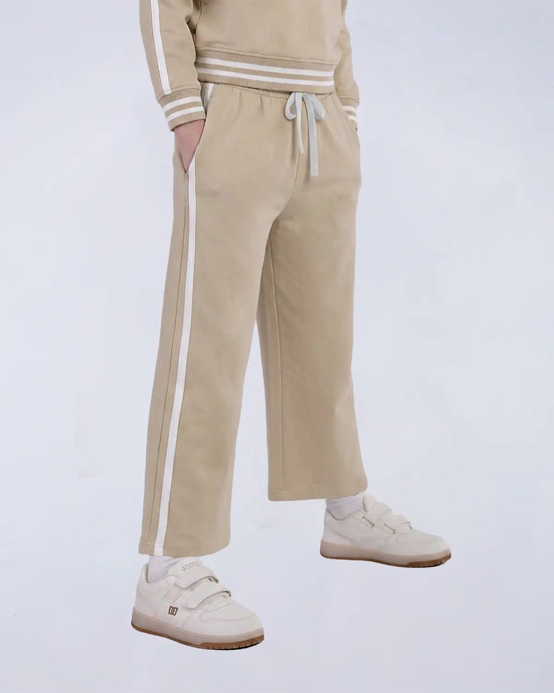 Shivashi Kids Cozy Track Pants - Camel Beige - Image 1