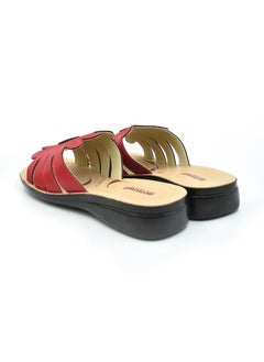 aerosoft AEROSOFT C2001 LADIES  FLORAL RED SLIPPERS  - Image 5