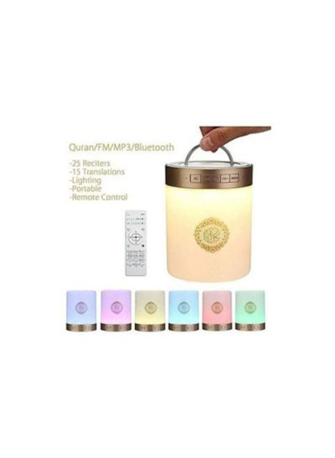 Portable Quran Speaker SQ 112 touch lamp Multicolor - Image 2