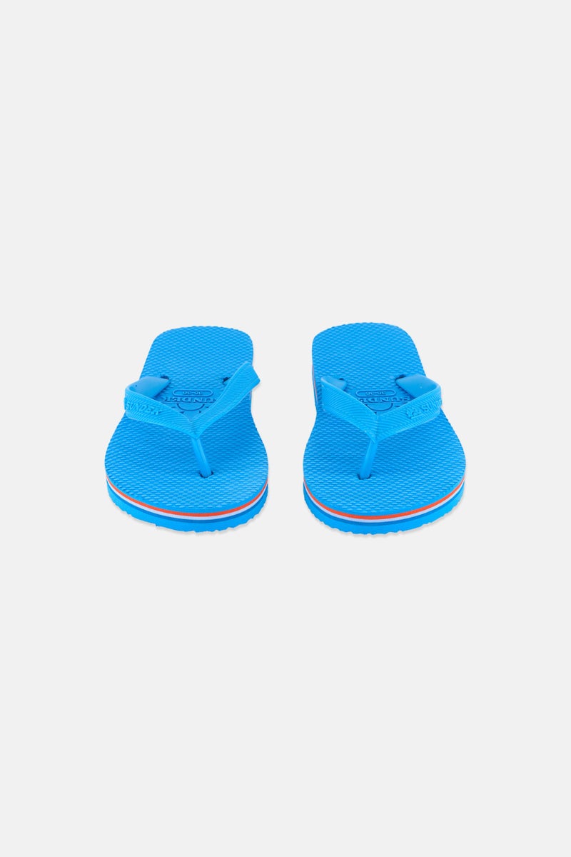 Sundek Kids Boy Slip On Flip Flops, Blue - Image 4