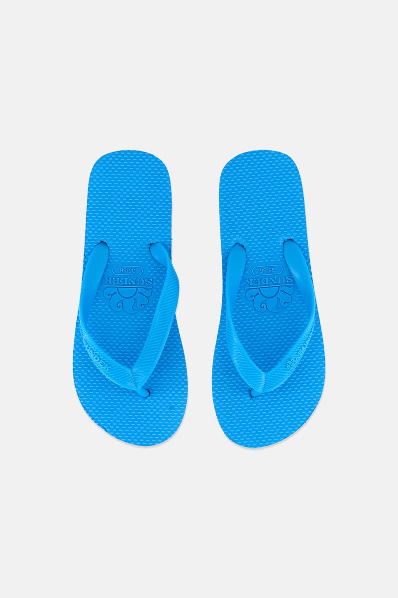 Sundek Kids Boy Slip On Flip Flops, Blue - Image 3