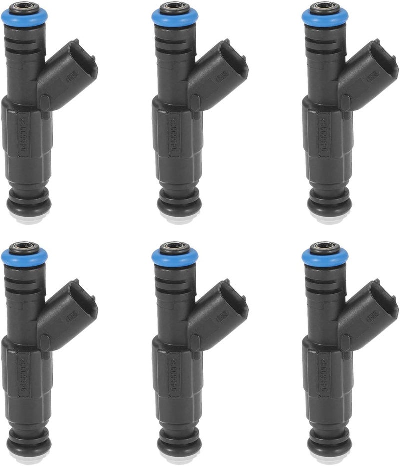 حقن الوقود 4 ثقوب 0280155784 حقن وقود متوافق مع جيب شيروكي جراند شيروكي رانجلر 40L دودج رام 1500 2500 3500 52L 19992004 6 قطع