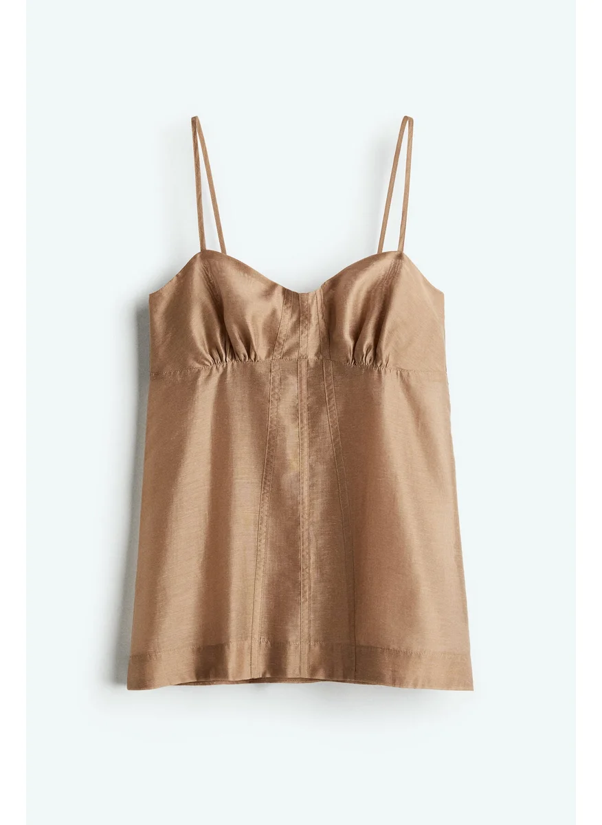 اتش اند ام Sheer Strappy Top
