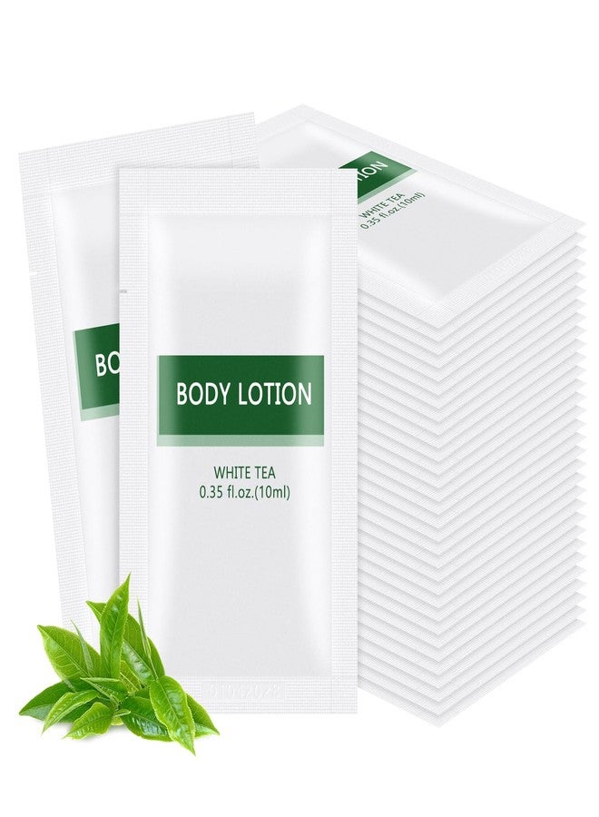 HQSLsund 30 pack Travel Size Body Lotion Bulk Individually Wrapped - Refreshing Mini Lotion Single Use Supplies for Homeless Care Hotel Guests, White Tea Scent,0.35 fl oz/10ml - Image 1