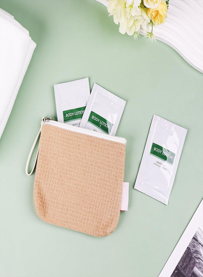 HQSLsund 30 pack Travel Size Body Lotion Bulk Individually Wrapped - Refreshing Mini Lotion Single Use Supplies for Homeless Care Hotel Guests, White Tea Scent,0.35 fl oz/10ml - Image 5