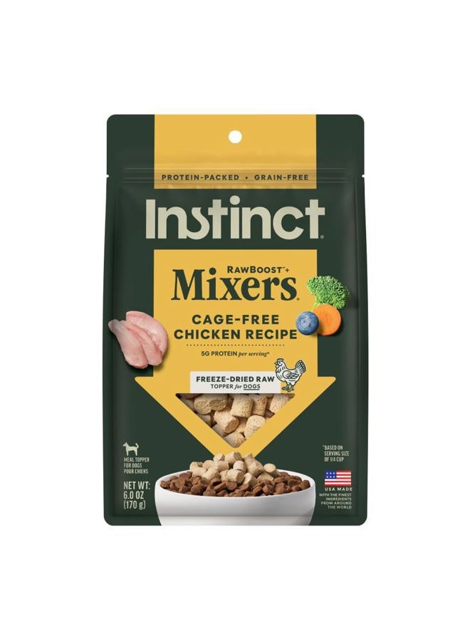 Instinct Raw Boost Mixers Chicken Freeze Dried Dog Food Topper - 6OZ - Image 1