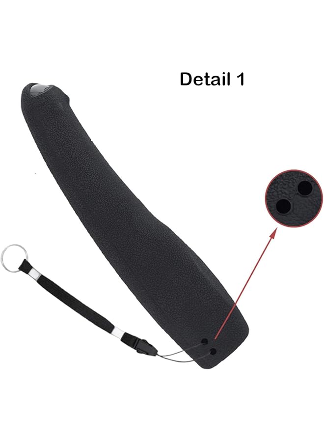 erorex Silicone Protective Cover Tv Remote Control Case Black Shockproof Protector Non Slip Remote Control Cover For Lg An Mr600 An Mr650 An Mr18Ba Remote Control With Lanyard Smart Home Accessory  - Image 4