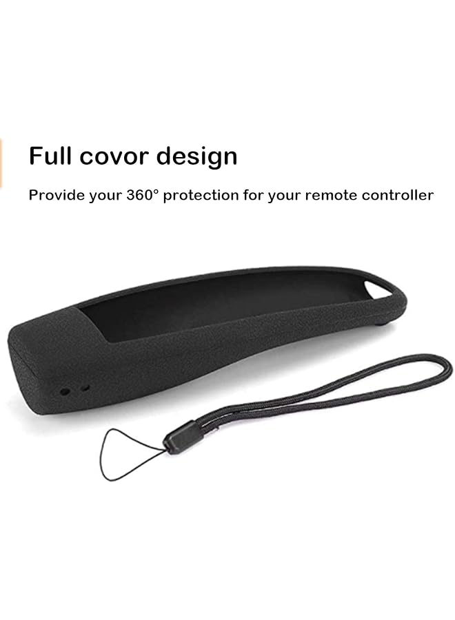 erorex Silicone Protective Cover Tv Remote Control Case Black Shockproof Protector Non Slip Remote Control Cover For Lg An Mr600 An Mr650 An Mr18Ba Remote Control With Lanyard Smart Home Accessory  - Image 3