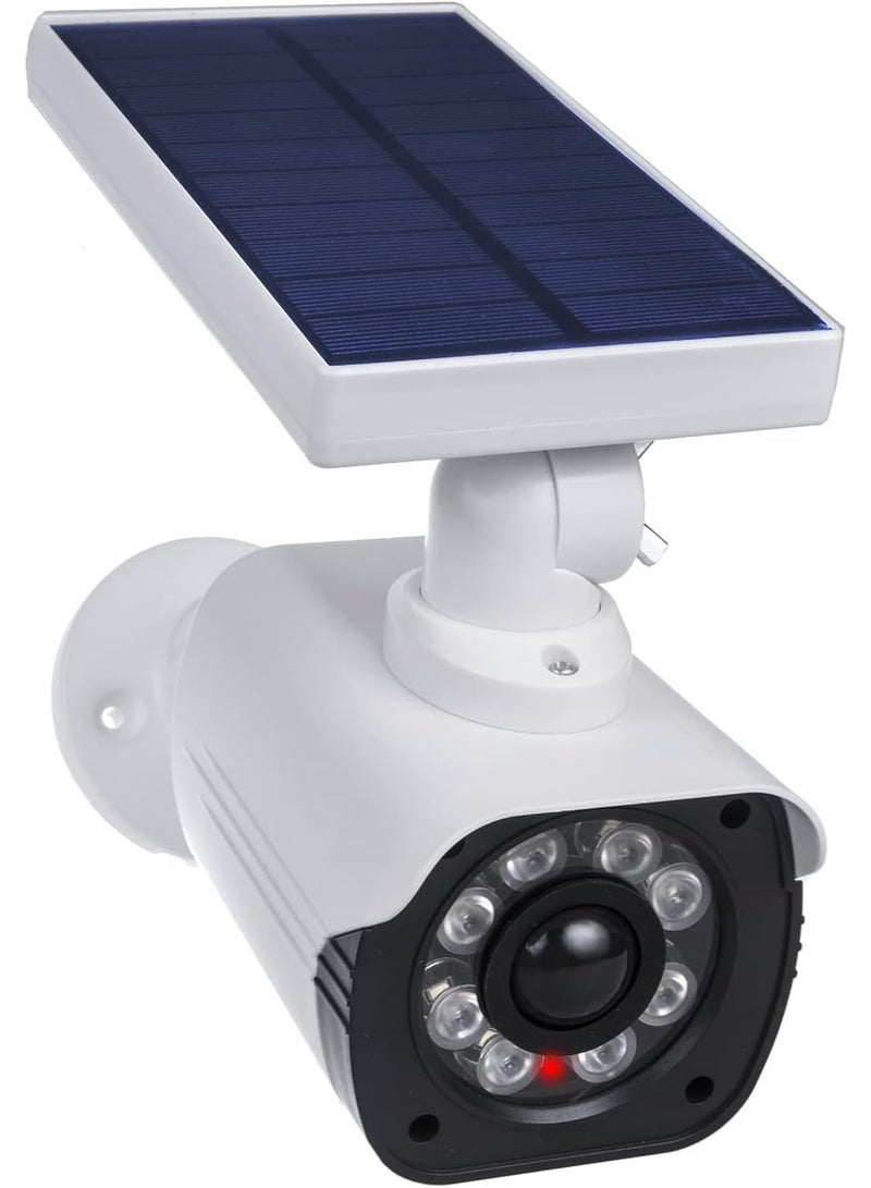 كاميرا مراقبة مع ضوء LED – كاشف حركة PIR – كاميرا وهمية – تعمل بالطاقة الشمسية – للاستخدام الخارجي – مقاومة للماء IP66 - Image 4