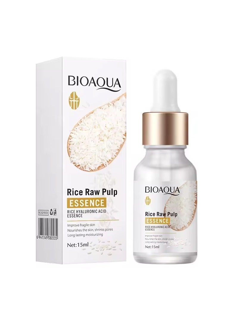 BIOAQUA الأرز العناية بالبشرة مكافحة الشيخوخة كريم وجه مصل مجموعة ترطيب إصلاح مجموعة الوجه المغذي جوهر كريم عين العناية بالبشرة النسائية - Image 3