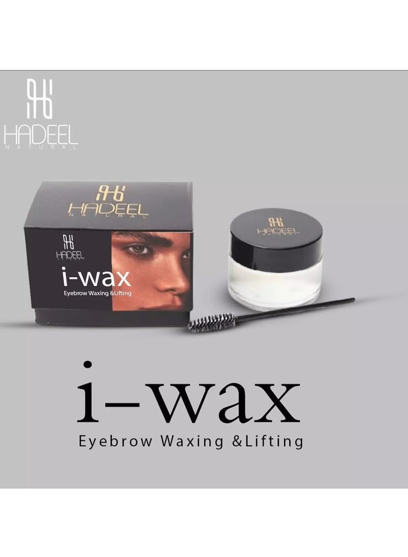 I-Wax For Eyebrows Waxing And Lifting Transparent Brow Fixer with brush