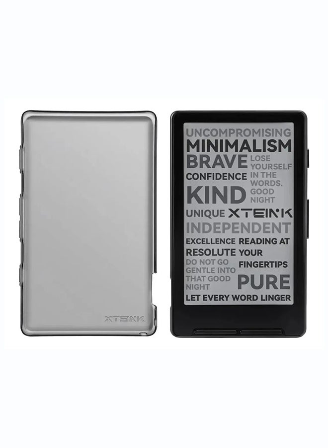 XTEINK X4 4.3" E-Book Reader Protective Case, Transparent Clear Flexible Slim TPU with Reinforced Corner Shock Absorption Silicone Rubber Case Cover - Image 5