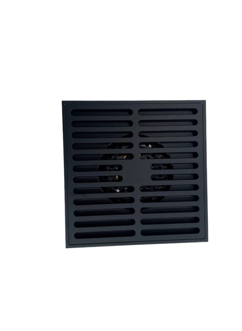 D&N Modern Brass Shower Drain Box - Premium Bathroom Floor Drain Fittings" - Image 1