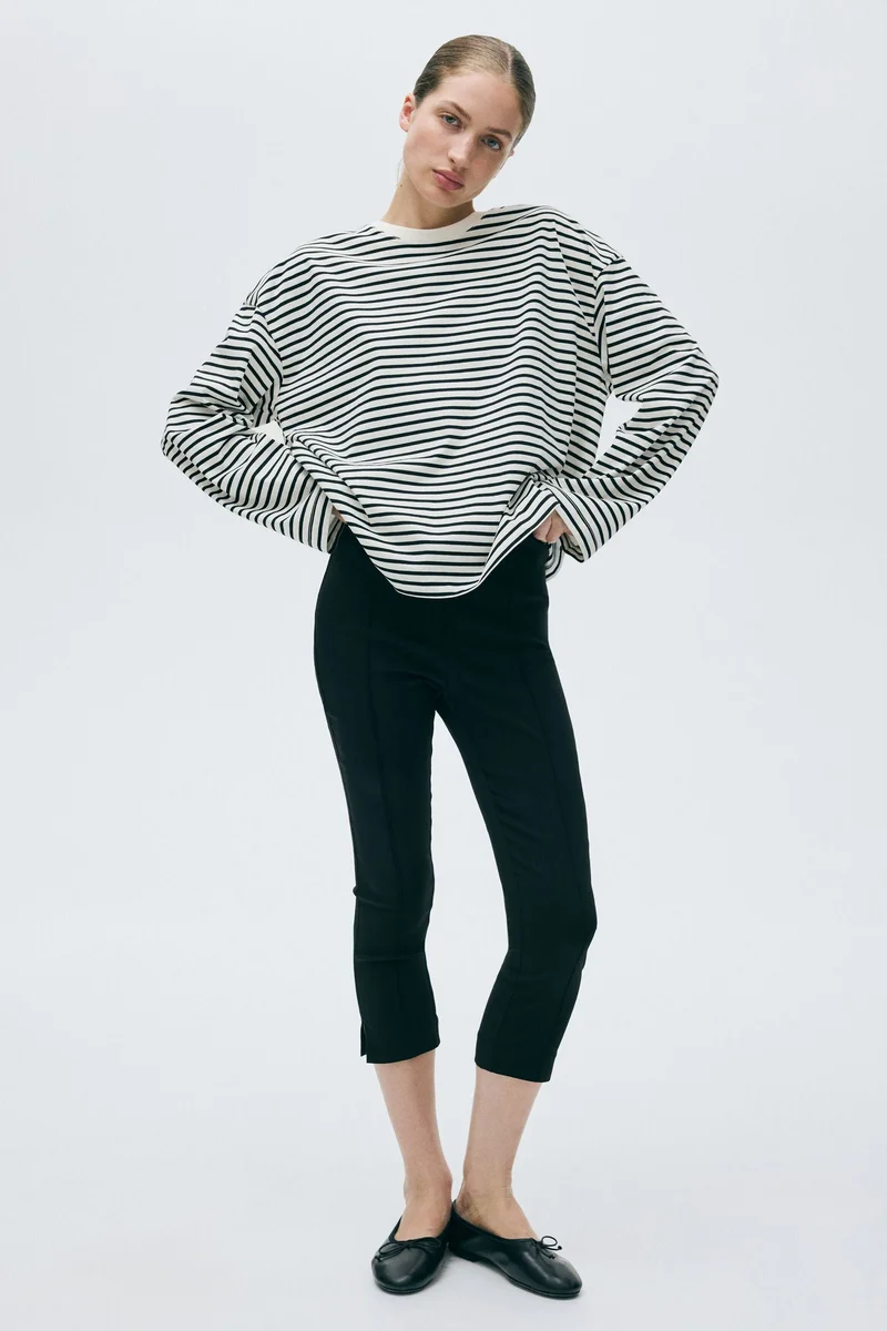 H&M Long-sleeved cotton top