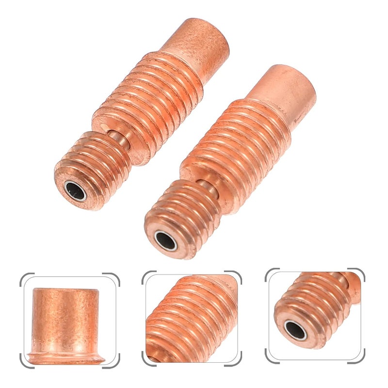 GANAZONO 2pcs Copper Alloy Heat Break Throat Bi Metal Design Reduces Heat Transfer Prevents Clogging - Image 5