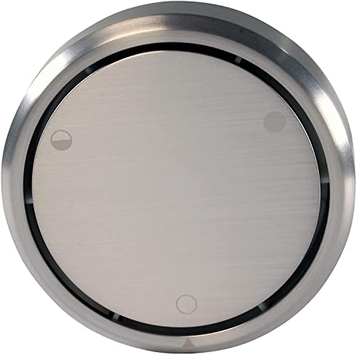 Westbrass D493244CHM-07 Bath Waste & Overflow Assembly with Patented Deep Soak Faceplate Cover and Tip-Toe Drain Plug - SCH. 40 PVC, Satin Nickel - Image 5