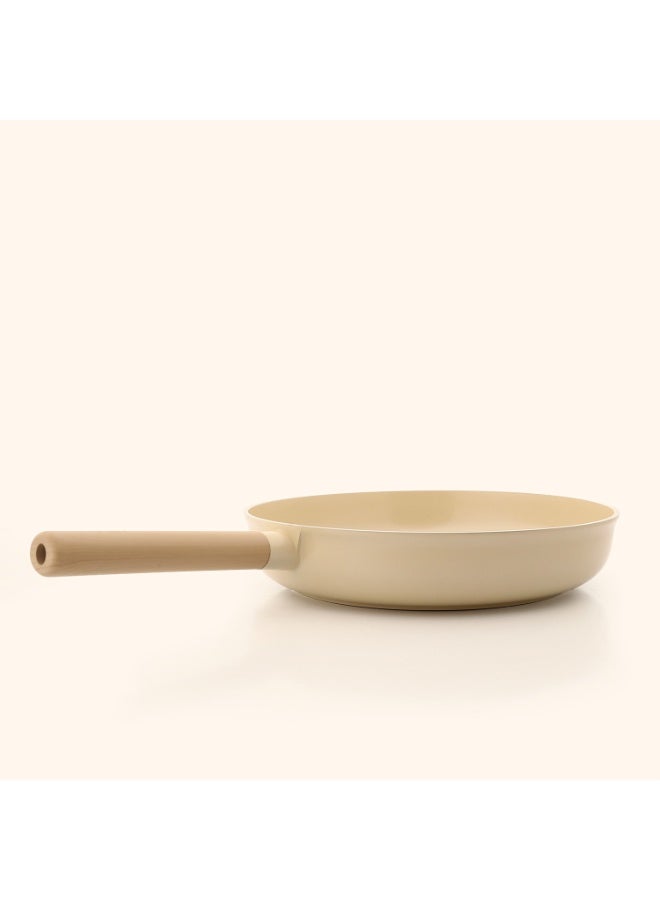 Alma Ceramic Pan 24 - color Beige- Non Toxic , PTFE & PFOA FREE - Image 3