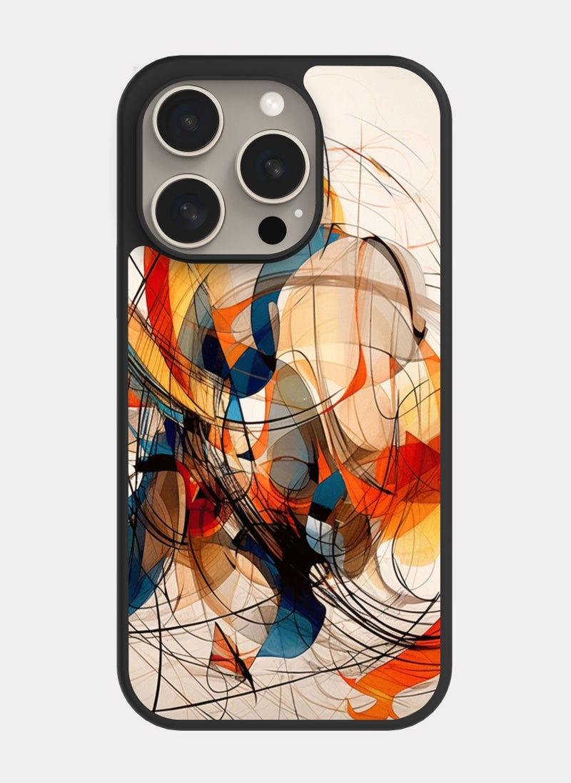 PXLAAT iPhone 15 Pro case cover Abstract Drawing - Image 1