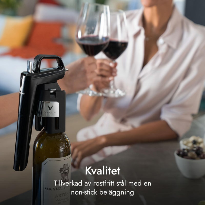 Coravin CORAVIN Timeless Fast Pour Needle - Preserve Wine for Years - Needle Replacement for Timeless Wine Preservation System - Pours 20% Faster - for by-The-Glass Wine Saver - Gift for Wine Lovers  - Image 3