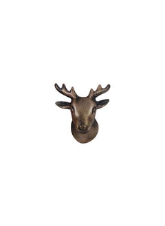 INDIAN ARTISANS INDIAN ARTISANS Antique Metal Iron Knobs for Cabinets Cupboards Drawer Door Pulls Deer Shape Knobs Set of 6  - Image 2
