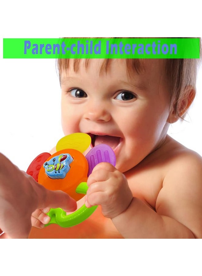 AIVIAI - Baby Toys 0-6 Months Infant Toys 0-3 Months Infant Rattles Baby Rattle Teether Toy Set With Storage Box Musical Rattles For Newborn Boy Girl Gifts Set With Baby'S First Rattle Teether (11Pcs) - Image 1