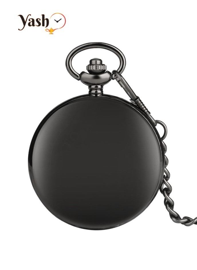 YASH - Yash Retro Style I Love You Quartz Pocket Watch For Husband Wife Mom Dad Son Daughter Teacher With Chain And Yash Packaging - Image 1