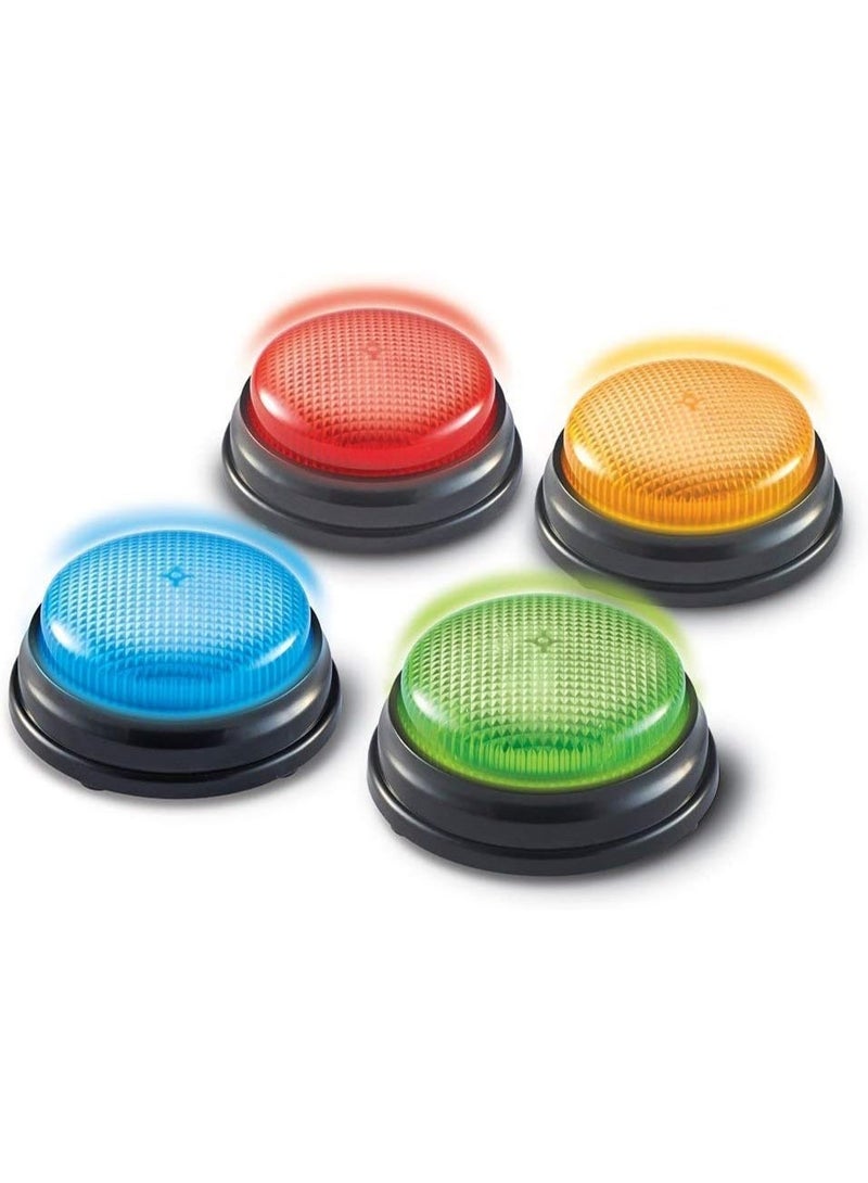 Rich Life Answer Buzzers Set of 4 with Lights & Sounds for Quizzes - Image 3