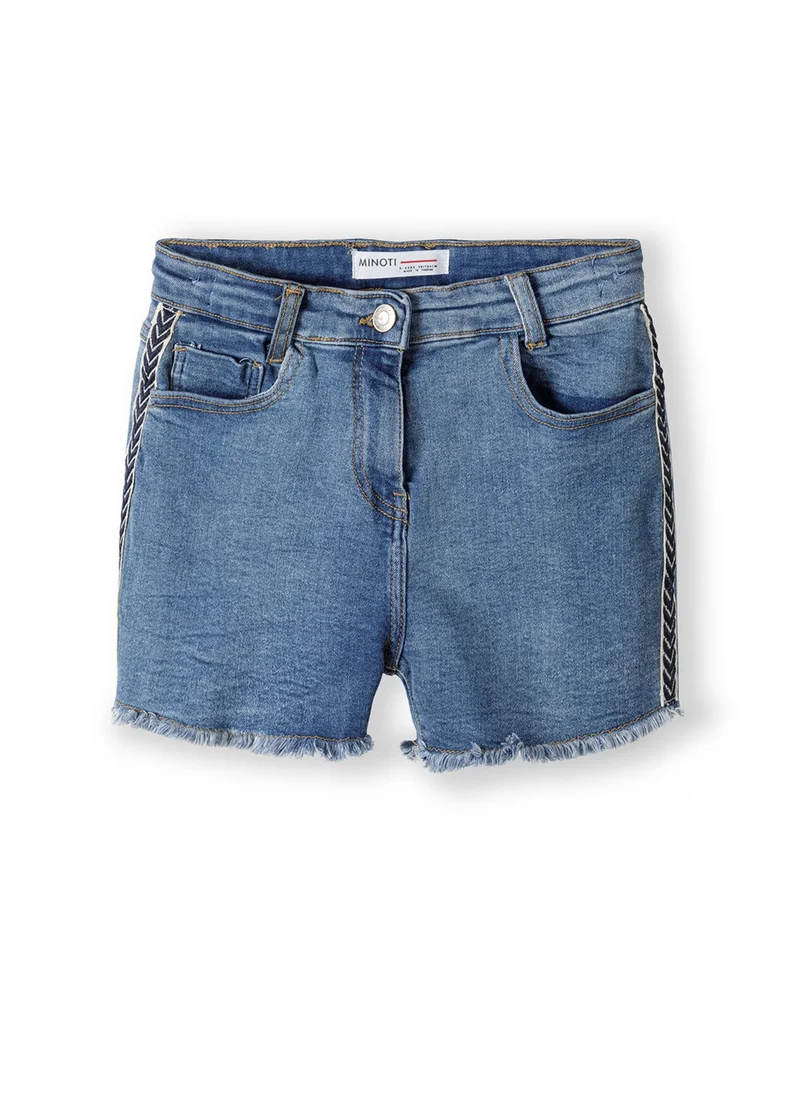 مينوتي Kids Girls Denim Shorts