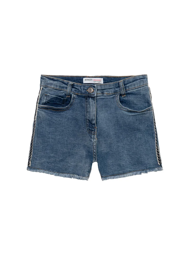 مينوتي Kids Girls Denim Shorts