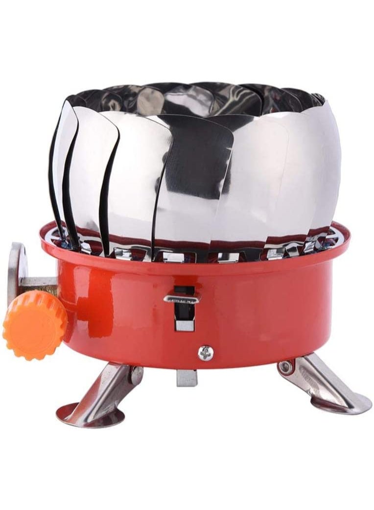 GO2CAMPS Portable Windproof Mini Camping Stove with Foldable Legs & Built-in Flame Control | Compact Outdoor Gas Burner with 1 Pc Butane Gas Cartridge – Ideal for Camping, Hiking, Backpacking, Picnics & Emergency Use - Image 3