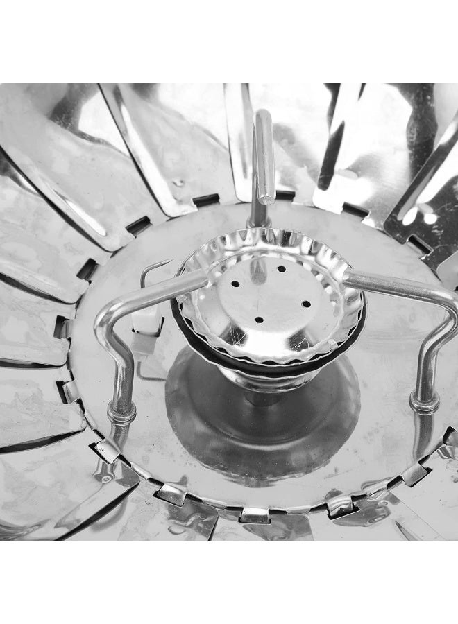 GO2CAMPS Portable Windproof Mini Camping Stove with Foldable Legs & Built-in Flame Control | Compact Outdoor Gas Burner with 1 Pc Butane Gas Cartridge – Ideal for Camping, Hiking, Backpacking, Picnics & Emergency Use - Image 4