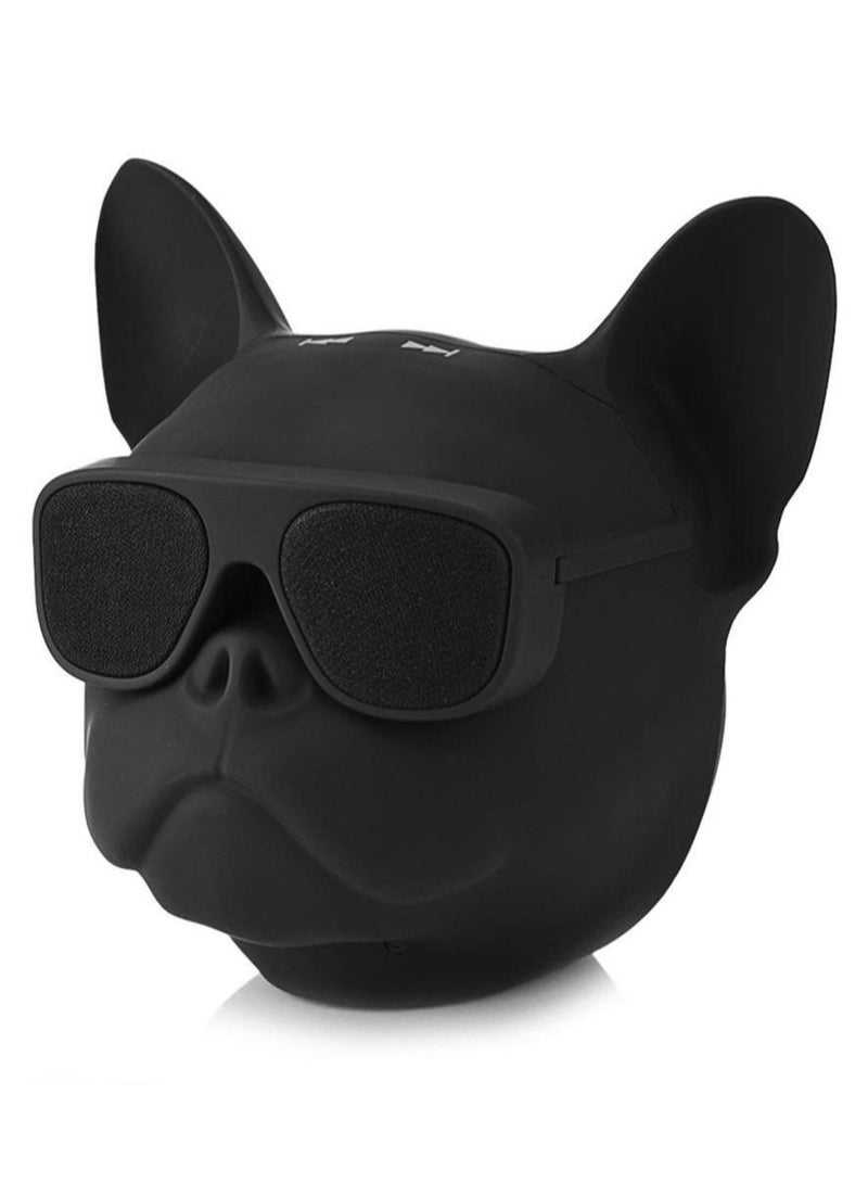 Captaintech SYOSI Dog Shaped Creative Speaker, French Bulldog Shaped HI-FI Wireless Speaker with 32G Capacity, Bluetooth 4.1, Portable, Perfect for Home, Long Time Use - Image 1