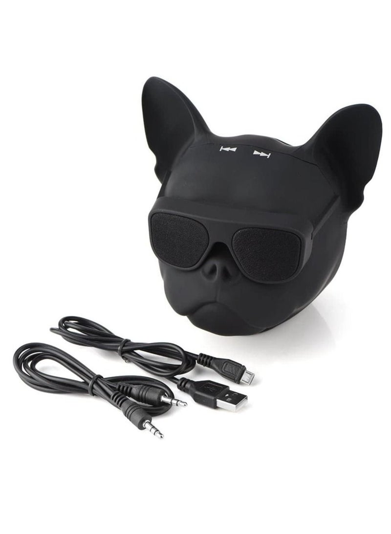 Captaintech SYOSI Dog Shaped Creative Speaker, French Bulldog Shaped HI-FI Wireless Speaker with 32G Capacity, Bluetooth 4.1, Portable, Perfect for Home, Long Time Use - Image 5