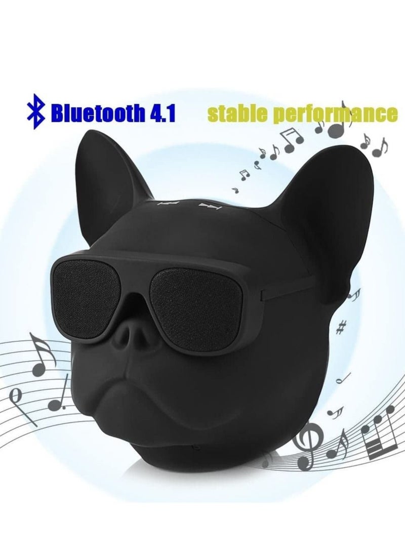 Captaintech SYOSI Dog Shaped Creative Speaker, French Bulldog Shaped HI-FI Wireless Speaker with 32G Capacity, Bluetooth 4.1, Portable, Perfect for Home, Long Time Use - Image 2