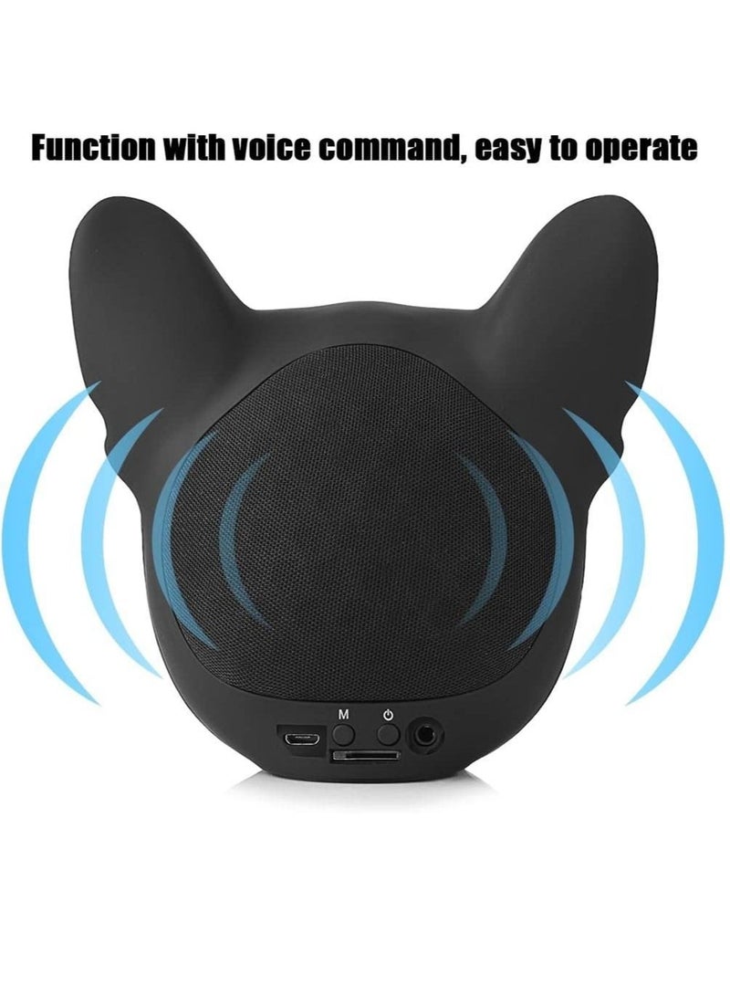 Captaintech SYOSI Dog Shaped Creative Speaker, French Bulldog Shaped HI-FI Wireless Speaker with 32G Capacity, Bluetooth 4.1, Portable, Perfect for Home, Long Time Use - Image 3