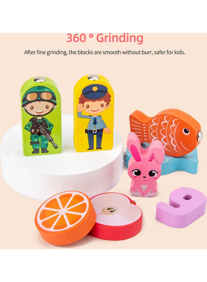 لعبة تصنيف ومطابقة الأشكال الخشبية - Image 3