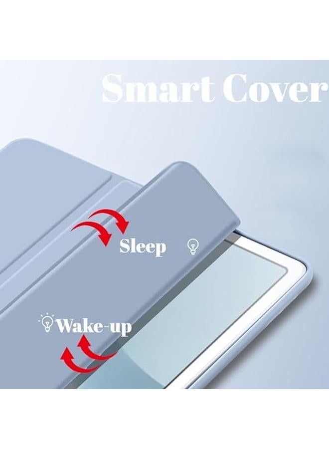 erorex حافظة متوافقة مع هواوي ميتباد 11.5" 2023 ميتباد إير 11.5" حافظة تابلت رقيقة قابلة للطي ثلاثية الص folding مقاومة للصدمات مصنوعة من TPU ناعم مع وظيفة استيقاظ تلقائي للنوم لمتباد 11.5 بنفسجي - Image 3