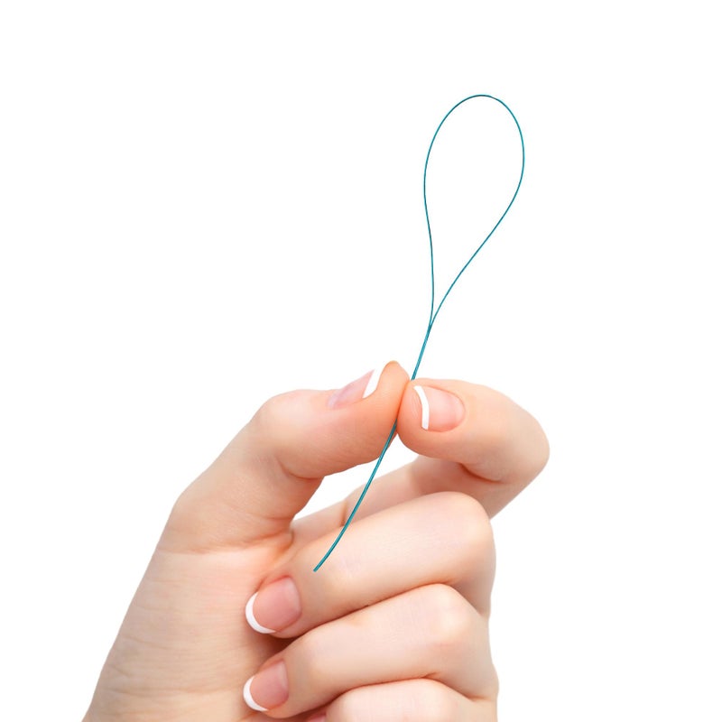 GUM EEZ-Thru Floss Threaders, Dental Flossers for Braces, Bridges, & Implants,25 Count(Pack of 6) - Image 3