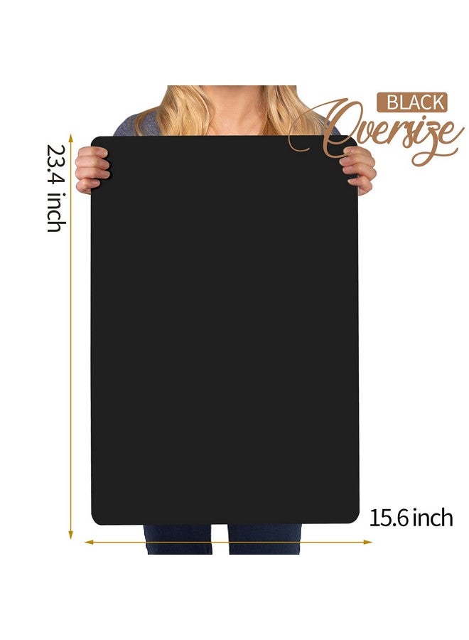 LEOBRO Silicone Mat, 23.4”x 15.6” Large Silicone Mat for Crafts, Resin Molds, Playdough Mat, Nonstick Clay Mat, Thick Silicone Sheet, Black - Image 2